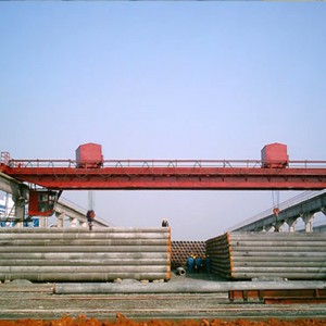 Zweistrahl-Brückenkran mit Doppelwagen