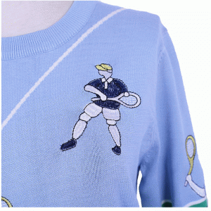 Maßgeschneiderte OEM-Design Bestickter Pullover Gestrickter Pullover Herren