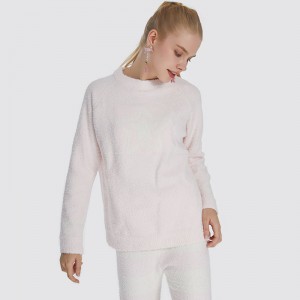 Frauen Elastic Microfiber Fleece Pyjamas Set