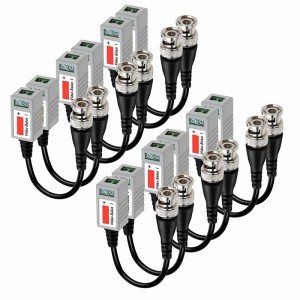 Mini CCTV BNC Video Balun Transceiverkabel