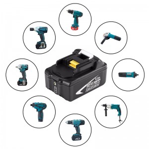 Li-Ion 18V 6000mAh Ersatzakkus Akku-Bohrmaschinen für Makita BL1850, 194205-3, 194309-1
