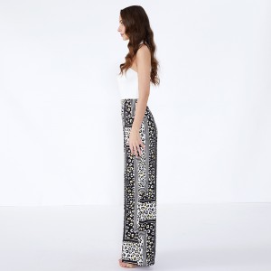 Frauen keucht gestreifte Stellen-moderne zufällige kundenspezifische Palazzo Hose