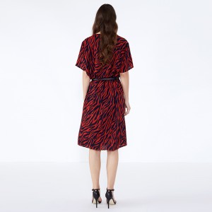 Prairie Chic Red Striped Club Damen Kleidung 2019 Kleider Damen Party