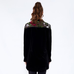 Baumwolle Frauen Lange Bluse Muslimah Langarm Damen Bluse JCGJ190315081