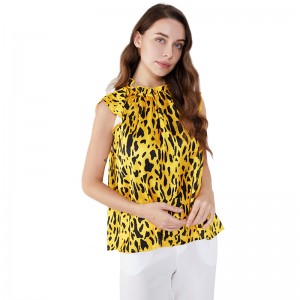 Die reizvolle Weste der Marmordruck-Halter-weg von der Schulter-Frauen übersteigt SI5118