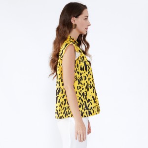 Die reizvolle Weste der Marmordruck-Halter-weg von der Schulter-Frauen übersteigt SI5118