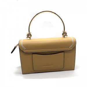 Großhandel Lady Handtasche mit Metallschnalle Guangzhou Leder Fabrik Totebag