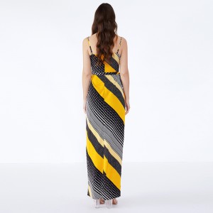 Kleid 2019 Mode-Damen mögen langes Sommer-reizvolles Frauen-Kleid