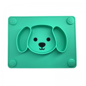 heiße Silikon Grip Dish Silikon Baby Tischset Saugplatte