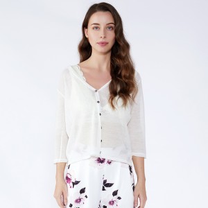 Frauen Weiß Koreanische Damen Zweiteiler Frauen Kleidung Langarm Blusen Tops