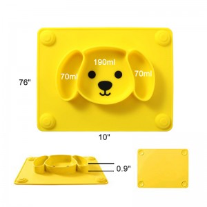 Rutschfeste, unzerbrechliche, BPA-freie Baby-Futternäpfe