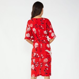 Neueste muster damen benutzerdefinierte einteiliges frauen sommer strickkleid