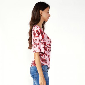 Floral Ladies Fancy Blouse Chiffon Damen Kleidung Oberteile