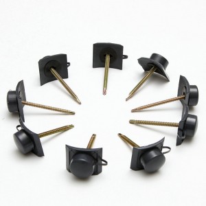 Spezielles Zubehör für PVC-Dachplatten Wasserdichte Schraube und Kappe für PVC-Dachplatten