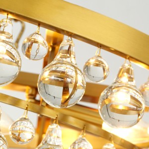 Exquisite Art Design Modern Home Hotel Kristallleuchter Km2142