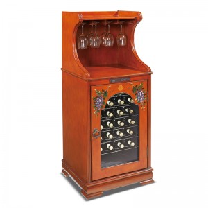 Antikes Massivholz Weinkühler einzigartigen modischen Weinkeller 5-22 ℃