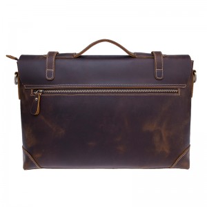 Hochwertige crazy horse echtes leder männer laptop umhängetasche umhängetaschen