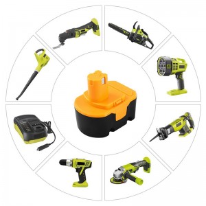Ni-Cd 14.4V 1500mAh Akku Ersatzbatterien für Ryobi 1400144, 1400655, 1400656