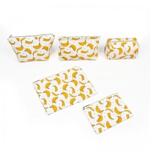 Twill 100% Bananenfaser beliebte Kosmetiktasche