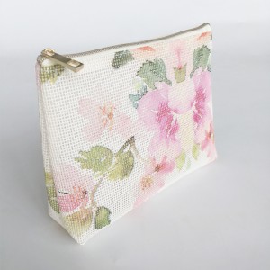 Fasion Blumendruck Frauen personalisierte Kosmetiktasche