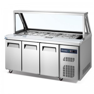 TC Luxus Serie Pizza \u0026 Dessert Display Kühlschrank