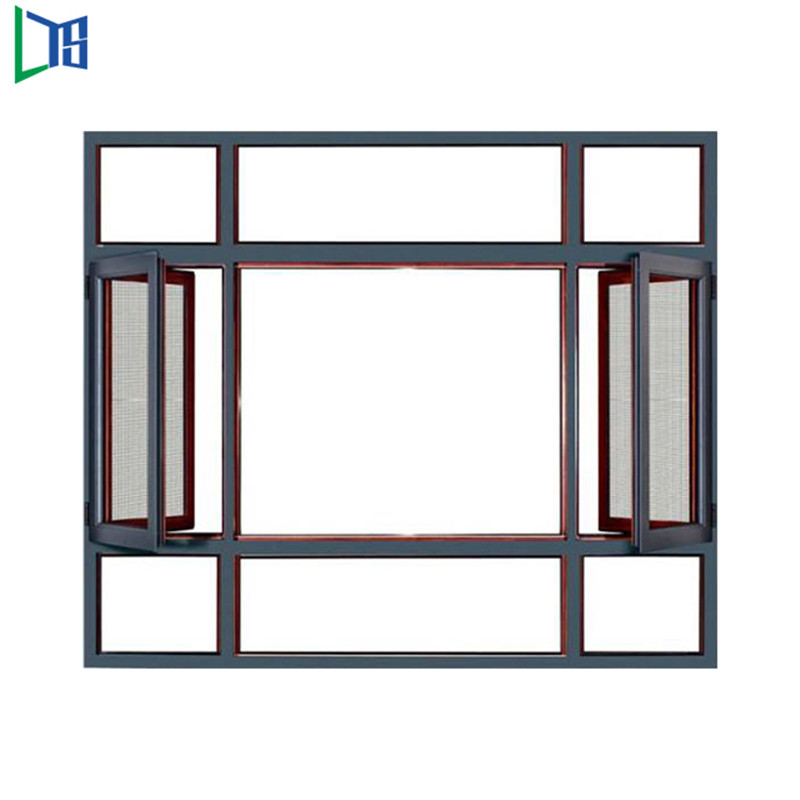 Aluminium-Flügelfenster mit wasserdichtem Standard