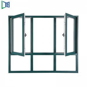 Aluminium-Flügelfenster mit wasserdichtem Standard