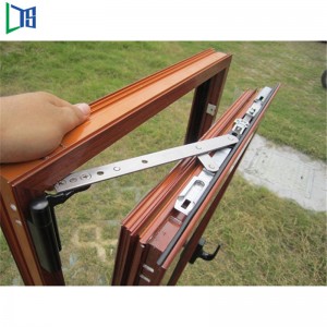 Doppelverglaste Aluminium-Dreh- und Kippfenster im Top-Standard-Öffnungsdesign für modulares Wohnen