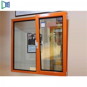 Hochwertige China Top-Lieferant thermisch gebrochene Aluminium-Drehkippfenster für Residenz-Doppelverglasung