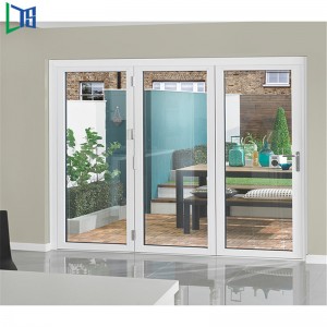 Außen-Falttürbeschläge Industrielle Aluminium-Falttür Aluminium-Fenstertür