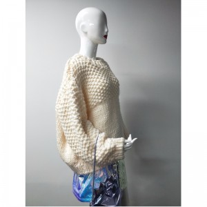 HANDGESTRICKTER PULLOVER RLWS0005F