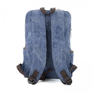 19SC-7910D China führender Fabrik dauerhafter verrückter Pferdelederzutat-Reisetaschen-Segeltuchrucksack