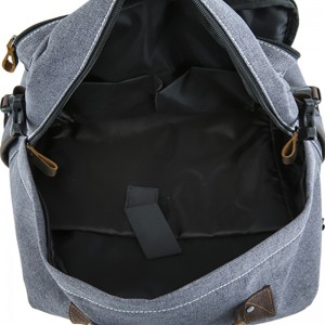 HEISSER VERKAUFSentwurf 18SC-6890D lederner Ordnungssegeltuchrucksackweinlese bagpack Rucksack guangzhou koreanischer Rucksack für Teenager