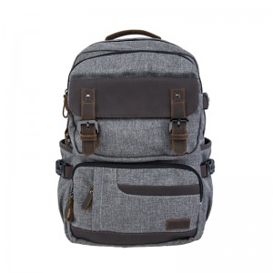 18SC-6892D 15 Jahre Guangzhou Fabrik neue Ankunft Mens benutzerdefinierte Großhandel Laptop Vintage echtes Leder Canvas Rucksack