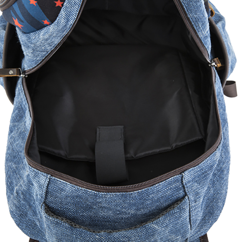 18SC-6941D schnelle Lieferung Sterne Druck Mode Student Tasche langlebig Leinwand Schulrucksack