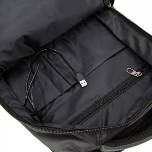 19SA-7846M schwarz leichte OEM / ODM wasserdichte Multi-Size-Laptop Schulrucksack Tasche