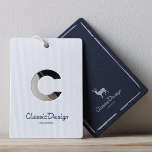 Kreative Mode Kleidung Label Hangtag nach Maß 7
