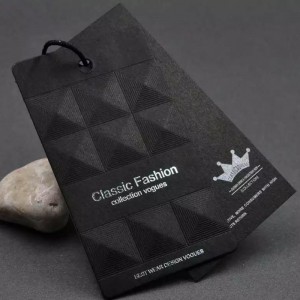 Kreative Mode Kleidung Label Hangtag nach Maß 9