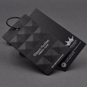 Kreative Mode Kleidung Label Hangtag nach Maß 9