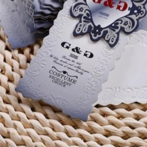 Kreative Mode Kleidung Label Hangtag Maßgeschneiderte 12