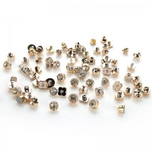 Neueste verkauf exquisite kreative avantgarde kleidungsstück taste mode groß uv strass tasten