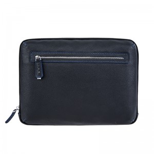 18SG-6831F Soft Litchi Texture Herren Tasche Leder Handtasche Compact Wrist Pouch Organizer Tasche für Männer