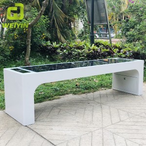 Solar Smart Street Furniture Urbane Sitze für den Außenbereich