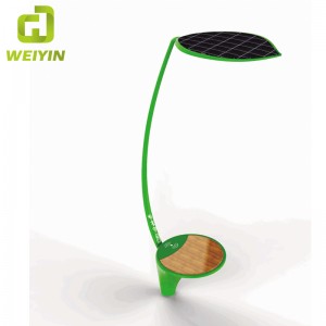 Intelligente Solarenergie-Straßenwerbungs-Beleuchtungs-Bank für das Aufladen des Handys im Freien