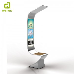 Outdoor LED Werbebeleuchtung Box Solar Smart Edelstahl Produkte Bank