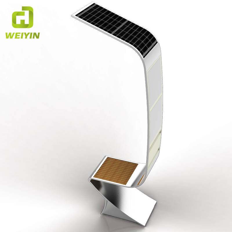 Outdoor LED Werbebeleuchtung Box Solar Smart Edelstahl Produkte Bank