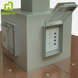 Solarbetriebener Handy-Ladekiosk USB-Smart-Ladestation für Gärten und Parks