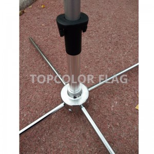 Qualitäts-Großhandels16ft Strand-Feder-Flagge mit flexiblem Pfosten