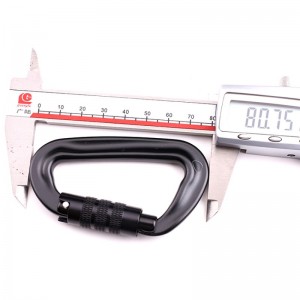 Outdoor Haken Klettern Camping Hauptschloss Karabiner Multifunktions Mutter Bergsteigen Haken Bergsteigen Schnalle Outdoor Speed ​​Drop Ausrüstung Sicherheitsschloss Sondierungsloch D-Typ Schraube Hauptschloss Luftfahrt Aluminiumlegie...