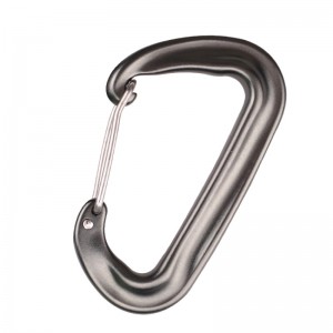 Outdoor Haken Klettern Camping Hauptschloss Karabiner Multifunktions Mutter Bergsteigen Haken Bergsteigen Schnalle Outdoor Quick Catch Quick Fall Ausrüstung Sicherheitsschloss D-Typ Schraubenschloss Hauptschloss Luftfahrt Aluminiumlegie...